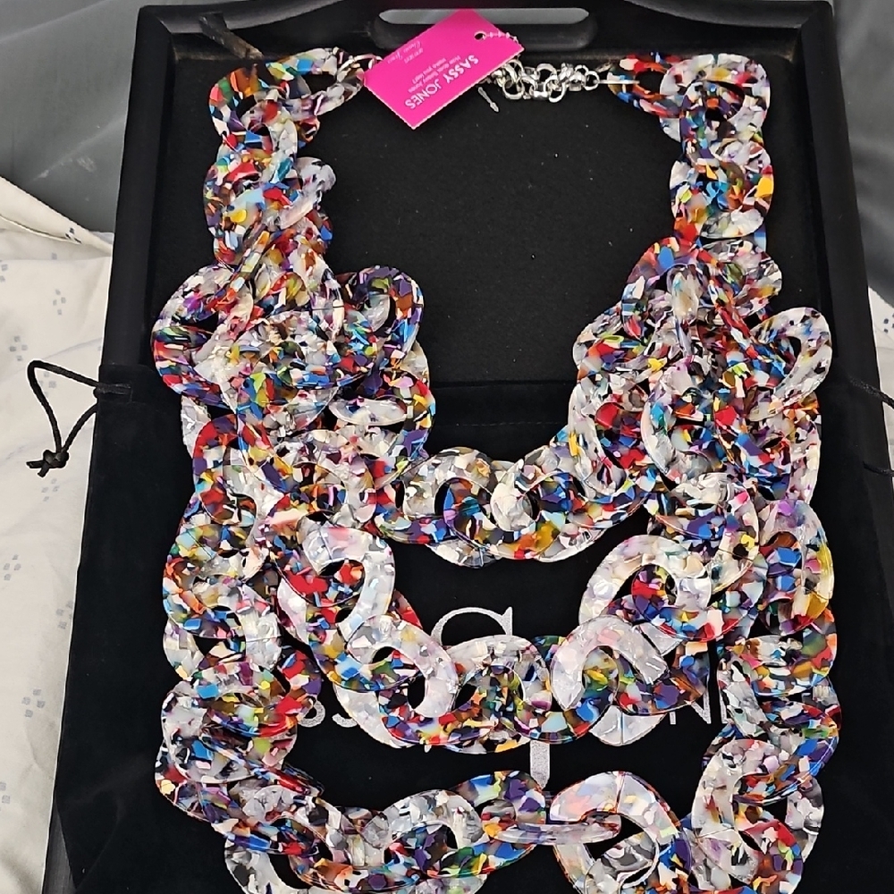 Sassy Jones Multicolor Statement Necklace